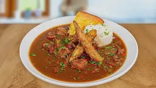 Receita de Gumbo Premiado: Frango e Linguiça do Jeito que os Americanos Amam!