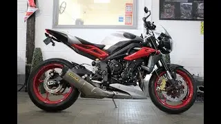 Triumph Street Triple 675 RX * ARROW EXHAUST SOUND + WALK AROUND