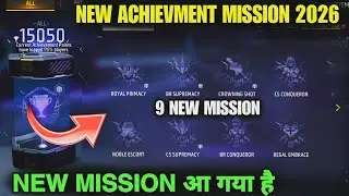 NEW ACHIEVEMENT MISSION 2026 || 9 NEW ACHIEVEMENT MISSION IN FREE FIRE 