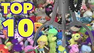 Top 10 CRAZIEST Claw Machine Wins!! {ClawTuber}