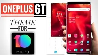 Oneplus 6T Theme for Miui 10 and Miui 9 || Oneplus Red 6T Theme for all Xiaomi devices