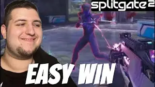 Easy win in Splitgate 2 Battle Royale