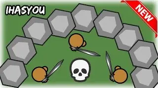 LAST MAN STANDING EPIC BATTLE!!  BIGGEST ARMY AND ROLLERCOASTER FUN!! MOOMOO.IO - iHASYOU