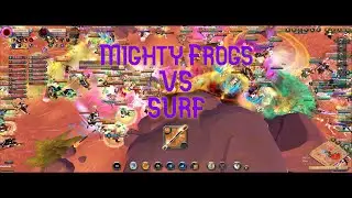 Mighty Frogs x [SNIFF] vs Tidal x [SURF] | Castle Fight | Albion Online ZvZ | Grailseeker POV