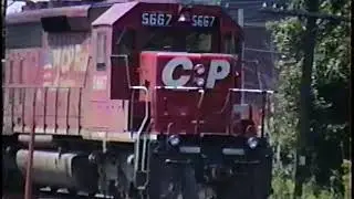 1990's Railroading in Binghamton, NY  Part 9 July 12, 1994 (23 year old VHS)