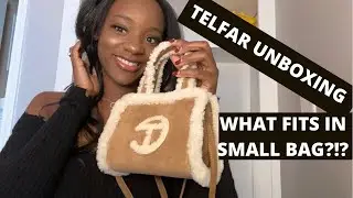 UNBOXING UGG x TELFAR Small Shopper - Chestnut | WHAT FITS IN SMALL TELFAR SHOPPER