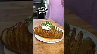 Air Fryer Hasselback Potatoes 🥔
