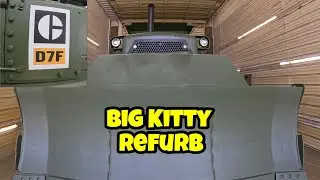 53 year old Ex military Caterpillar D7F dozer gave us problems!