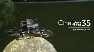 GepRc CineLog35 HD PRO Cinewhoop. The bigger quad did smooth flight with the awesome design.