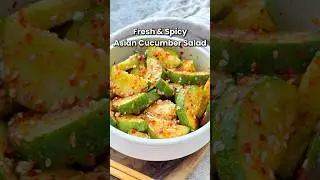 Quick Asian Cucumber Salad 🥒