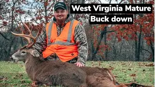 Self filmed Big Mature West Virginia Buck down during the West Virginia Rifle Season
