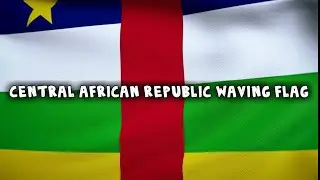 🇨🇫 Central African Republic Country Flag Animation | Full HD | 10 Hours