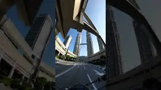 Urban Explorer: Motorcycle Ride Through Modern City Streets #ai #virtual #motorcycletravel