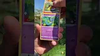 Outdoor Pack Opening #pokemon #pokemoncards #pokemontcg #shorts