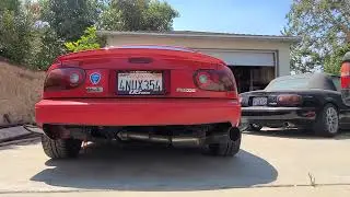 1.6 Turbo Miata with RSR Exmag exhaust sounds