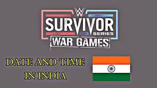 WWE Survivor Series 2022 Date And Time in India #survivorseries2022