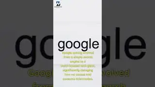 The First Google Search - The Start of an Information Revolution