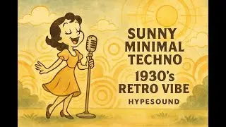 Sunny Minimal Techno | Deep Female Vocal Chops &bull; Retro Cartoon Vibe (30 Min)