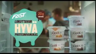 Liikuttavan hyv&auml; proteiinivanukas | FAST Pudix | Reminder