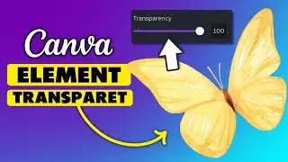 Как сделать элемент прозрачным в Canva