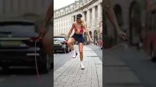Jumping in London 💃🏼🕺 #jumprope #skipping #footwork