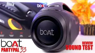 BOAT PARTY PAL 53 RS 3500 ,COMPLETE REVIEW N BASS TEST | BOAT PARTY PAL 53 | BOAT  BLUETOOTH SPEAKER