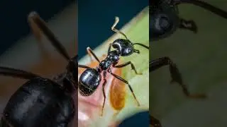 Nature&rsquo;s zombie army: the Ophiocordyceps fungus turns ants into living spore carriers 🐜💀#zombieant