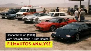 Die Autos Aus &bdquo;Cannonball Run&ldquo; (1981) &ndash; Vom Schlechtesten Zum Besten Sortiert