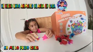 Unboxing!! Como hacer animales de Agua en Casa!!!  (Juguete)