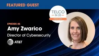 PREVIEW Telco in 20 podcast ep #46: Amy Zwarico, Director of Cybersecurity, AT&T