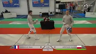 Euro Champs 2025 U23MS - L4 - Remi Garrigue FRA v Szymon Hryciuk POL