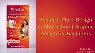 Flyer Design in Photoshop | Professional Flyer Design | Graphic Design Hindi
