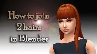 How to join 2 hairs in Blender