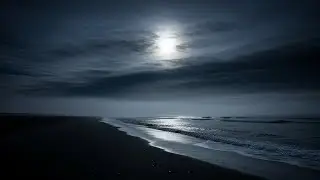 Calming Ocean Waves Sounds | Night Ambience for Deep Relaxation and Night Rest with Deep Ocean Calm