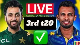 PAK vs SL live match today 3rd t20 rain update