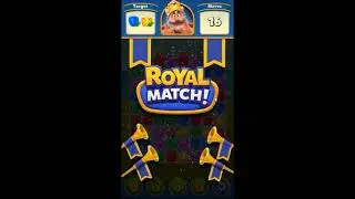 Royal Match Level 2 - NO BOOSTERS GAMEPLAY 👑 | SKILLGAMING ✔️