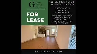 7518 GRAMERCY WAY #101, SAN ANTONIO, TX 78253