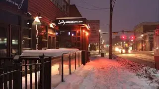 After crazy Snow storm | Walking Tour |Driving Tour |Calgary downtown Alberta Canada | Snowfall