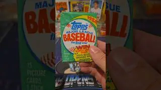 1984 Topps Wax Pack Opening #baseballcards #baseballmemorabilia
