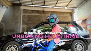 Unboxing Helm Cross Mini Trail Pembalap Cilik