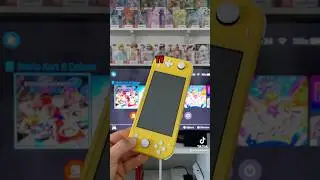 J'ai essay&eacute; de jouer &agrave; la Switch lite sur maTV ! #nintendoswitch #nintendo#nintendoswitchlite #dock