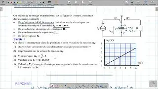 Le Dip&ocirc;le RC ,exercice d'application