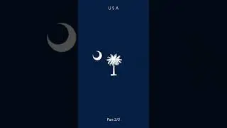 USA Flags Animation (Part 2/2) #flag #usa