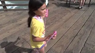 Katy Jumps Rope On The Pier In Oceanside, CA