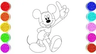 mickey mouse drawing|mickey mouse drawing|mickey mouse drawing easy step by step|mickey mouse 🐁 kids