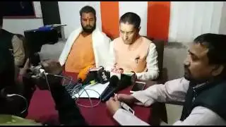 Hindu Mahasabha Loktantrik : Press Conference at Varanasi, UP