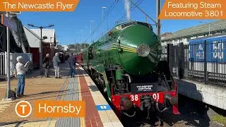 Transport for Sydney Vlog 527: Hornsby Part 5 - Ft. Steam Locomotive 3801 on The Newcastle Flyer