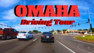 Highway Driving Tour | Maple St from 45th St to Ramblewood Drive Westbound | Omaha - Nebraska | USA