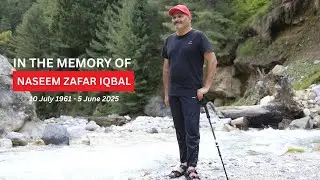 In the memory of Naseem Zafar Iqbal | A Mentor | A Visionary Leader | A True Patriot