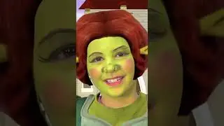Princess Fiona - Shrek Face Paint for Kids! #shrek #shorts #facepaint